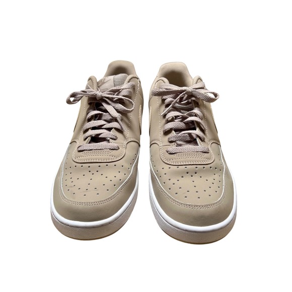 Nike Court Vision Low Mens 11.5 Khaki White Sneaker Shoes - Picture 6 of 8